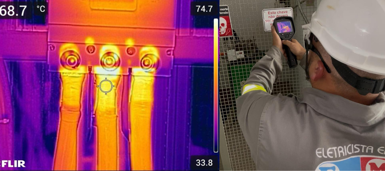 Inspeção por Termografia Elétrica - Eletro Matos